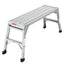 Work Platform Aluminum Portable Bench Folding Ladder ANSI Capacity 225 LBS 40" - Korvel