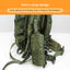 Cold War-era large-capacity tactical storage bag – versatile MOLLE-compatible pouch for students/stationery or tactical use. - Korvel