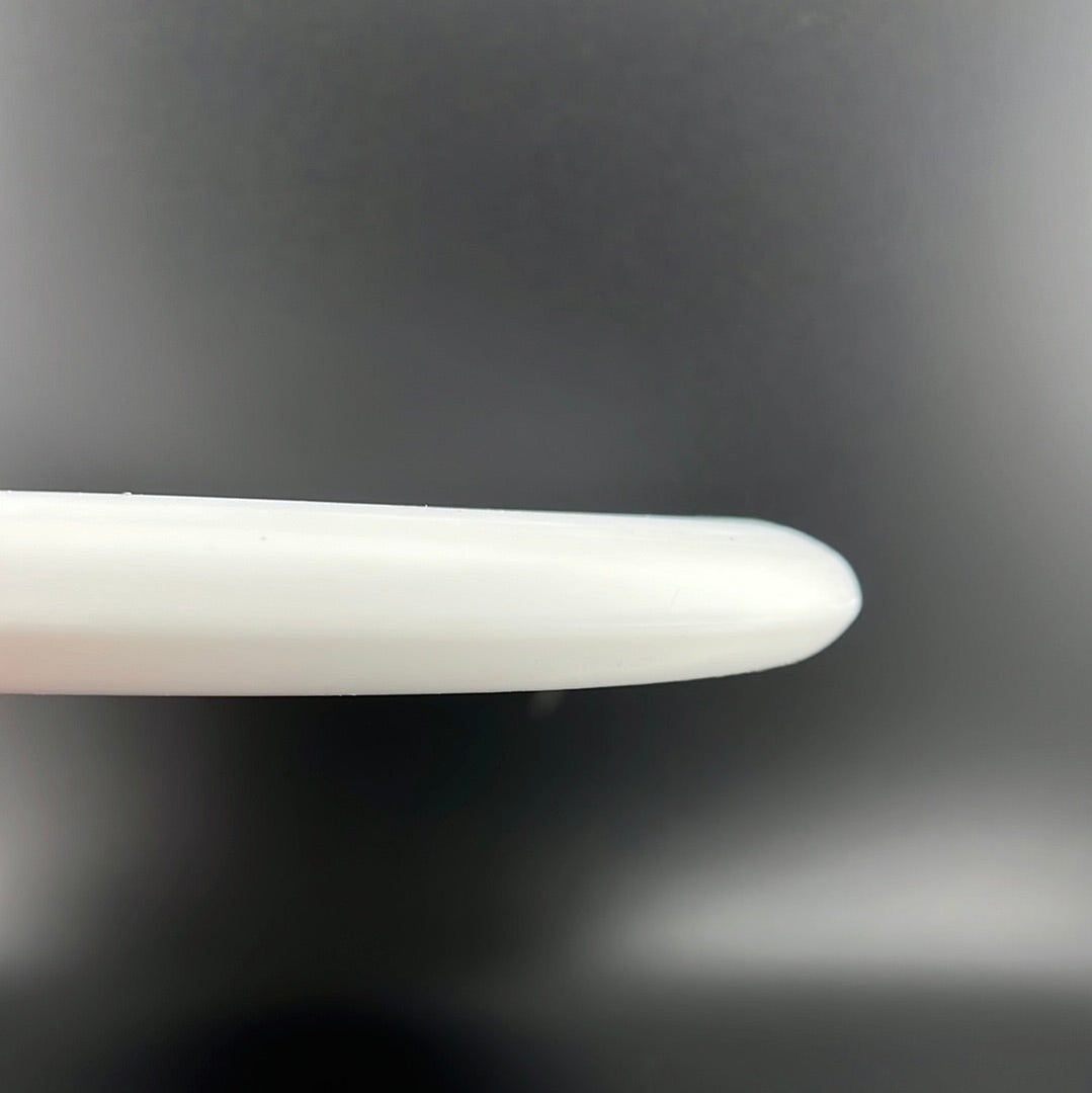 Nerve Muse - UV Reactive Disc Golf Putter - White with Mini TSA Stamp