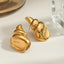 Elegant 18K Gold-Plated Conch Earrings
