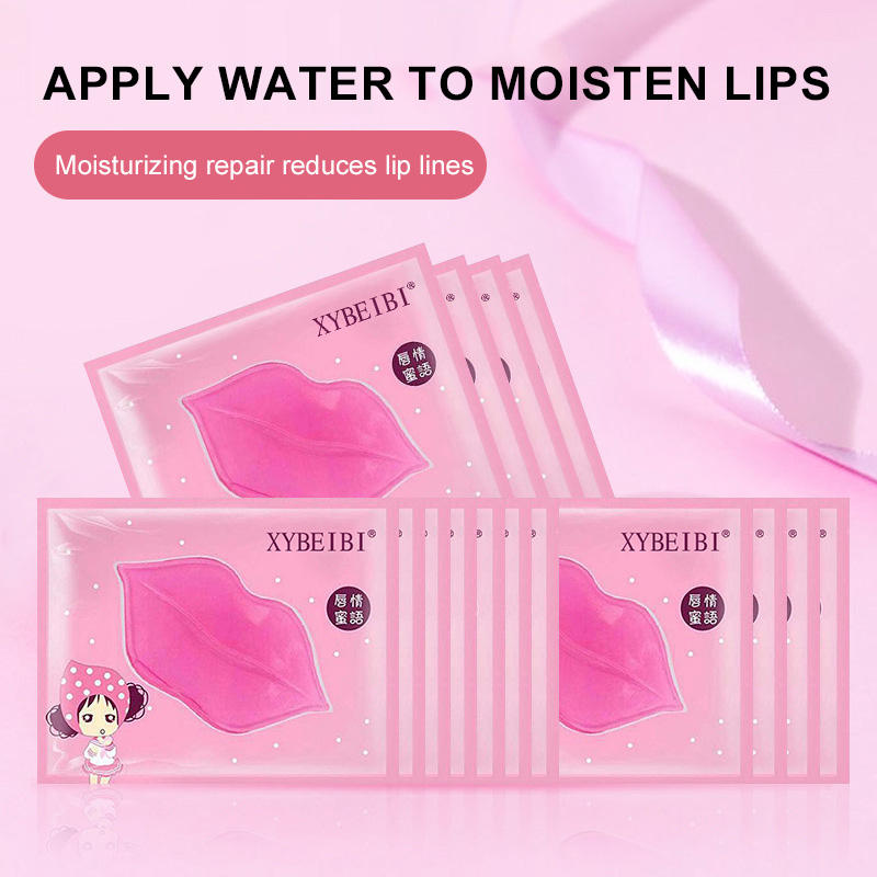 Lip mask is applied to remove dead skin fade lip wrinkles darken the lips moisturize and moisturize the lips - Korvel
