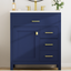 30-Inch Blue Bathroom Vanity with Ceramic Sink and Ample Storage - Ideal Choice for Small Bathrooms - Korvel