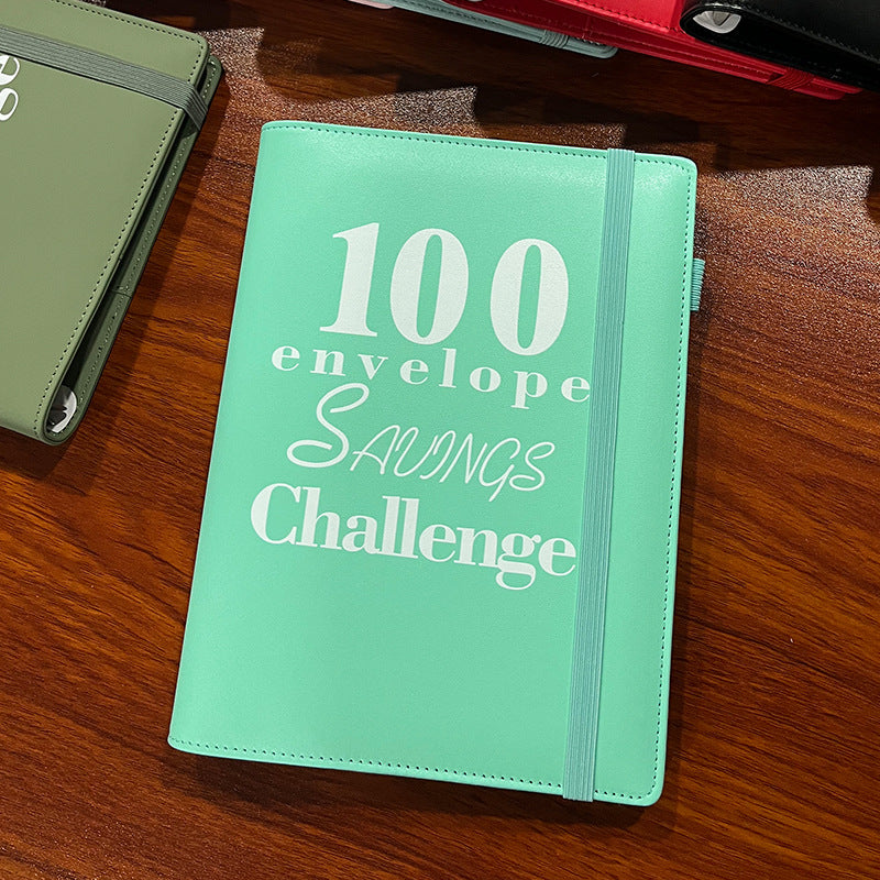 100 Envelope Challenge Binder for Savings Tracking