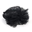 Fashionable oversized solid color lace bow headband - Korvel