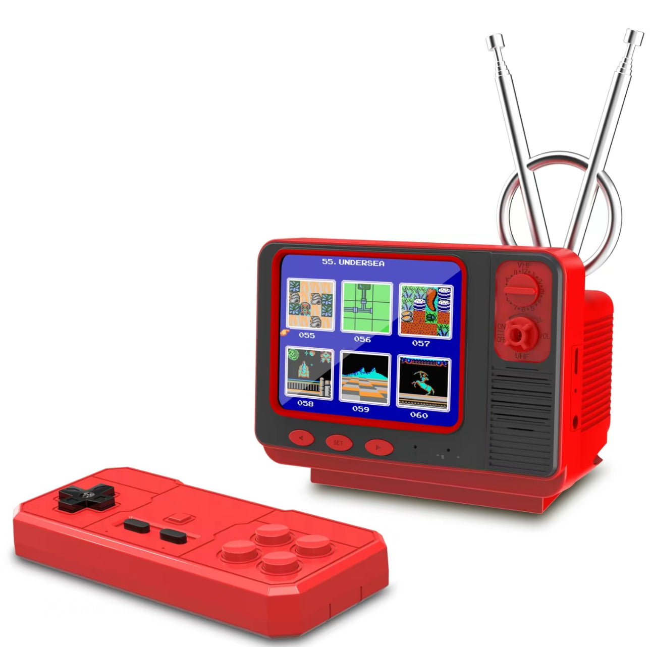 RetroPlay 308 TV Console - Mini Game Console with 308 Games