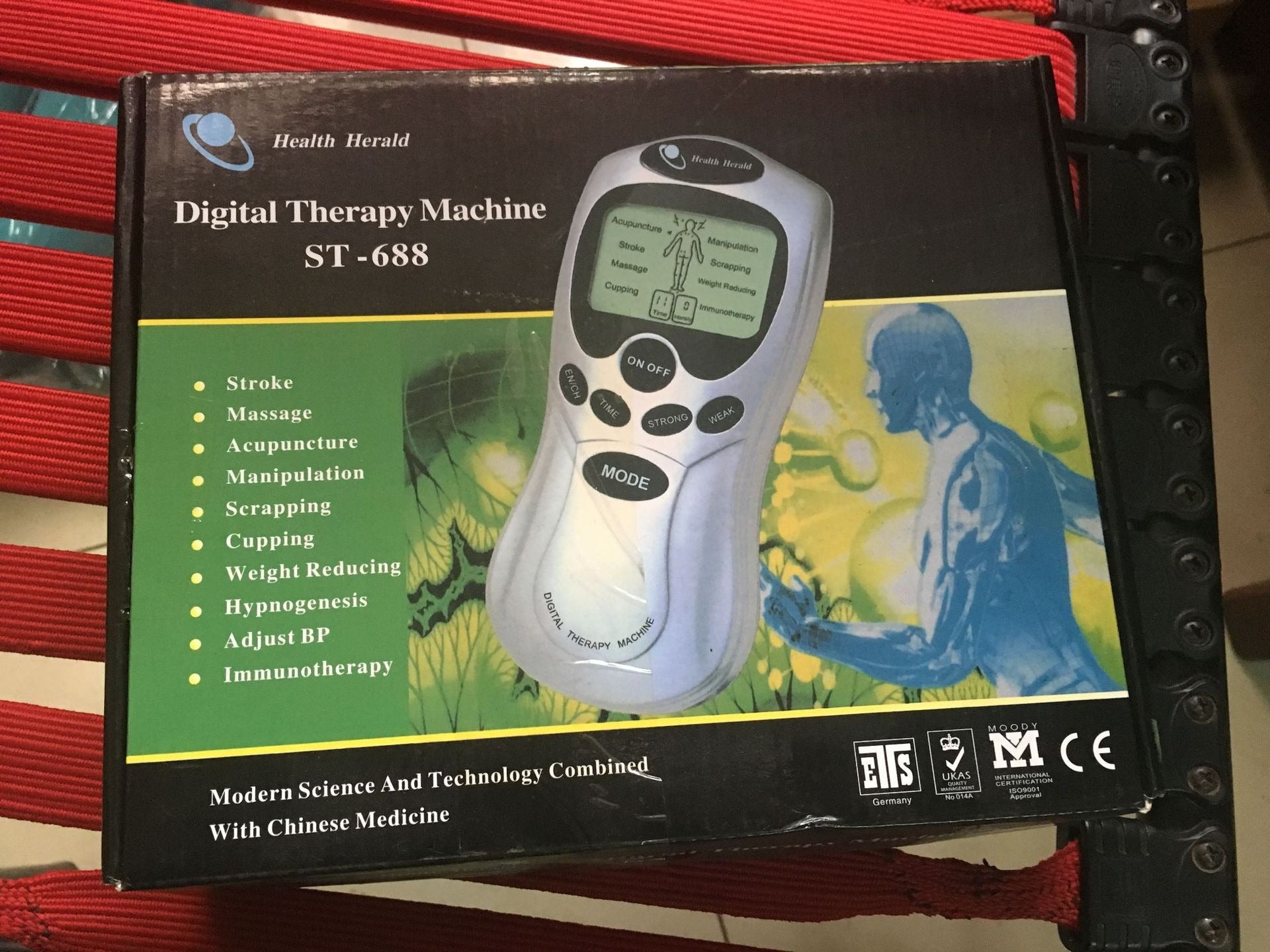 LCD Full Body Massager Tens Unit Acupuncture Electronic Digital Therapy Machine shoulder massager - Korvel