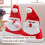 Chapeau de Noël en Peluche Électrique Kawaii avec Lumières
