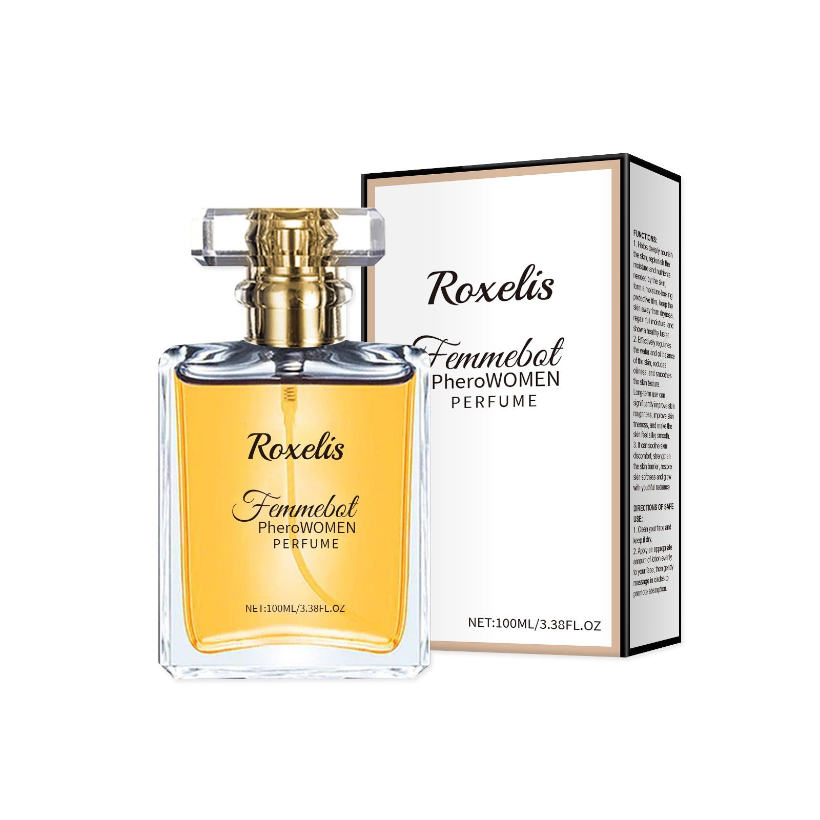 Femmebot Pherowomen Perfume, Light Elegant Exudes Fresh Niche Lovers Dating Portable Charm Perfume - Korvel