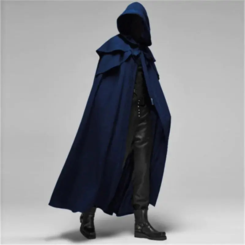 Manteau à capuche ample pour hommes