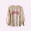 Sweatshirt tie-dye Champagne avec poignet personnalisable