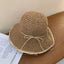 Chapeau en paille à large bord et résistant au soleil pour les sorties à la plage