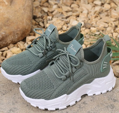 Flyknit Mesh Women's Breathable Casual Sneakers