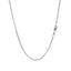 Cadena Foxtail de Oro Blanco de 14k - Esencial de Joyería Elegante