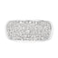 0.96 Carat White Diamond .925 Sterling Silver Engagement Ring