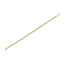 Pulsera de eslabones de plata esterlina chapada en oro amarillo de 10K con diamantes - 7.25"
