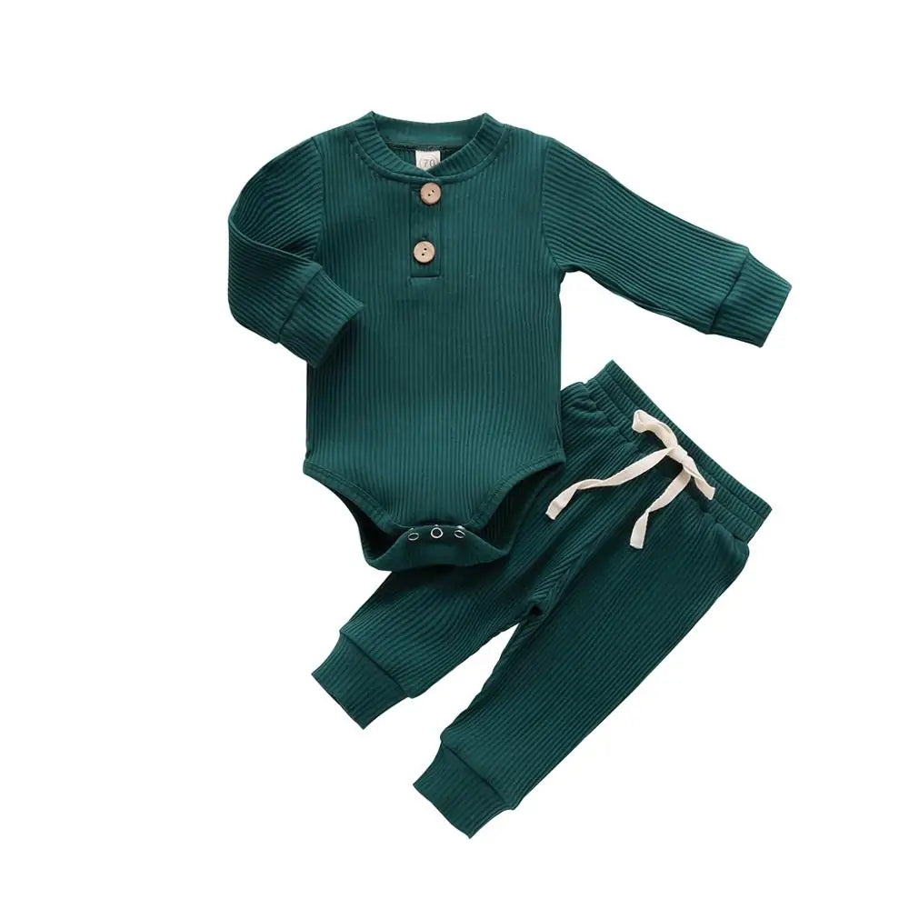 Conjunto de Punto Acogedor para Bebé Otoño