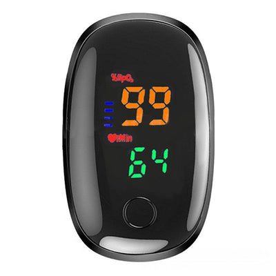 Reusable Lightweight Finger Pulse Oximeter for Outdoor Enthusiasts (Hiking, Skiing, Cycling) - Korvel