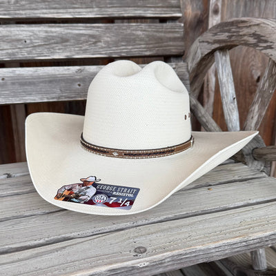 George Strait 10X Double Cross Straw Hat - Premium Quality - Korvel