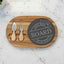 One Big Beautiful Board – Parody Slate & Acacia Charcuterie Set