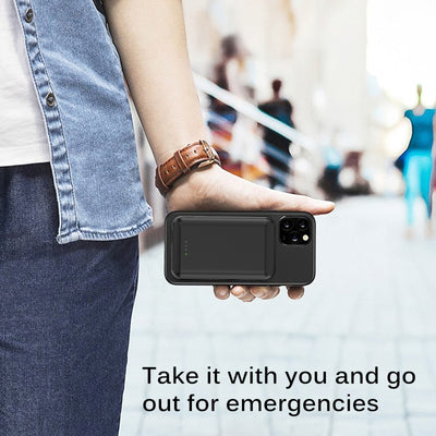 Built-In N52 Magnet Power Bank 5000mAh Portable Charging LED External Battery PowerBank 5000 MAh - Korvel