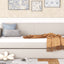 Twin Size Upholstery Daybed with Storage Arms and USB - Beige