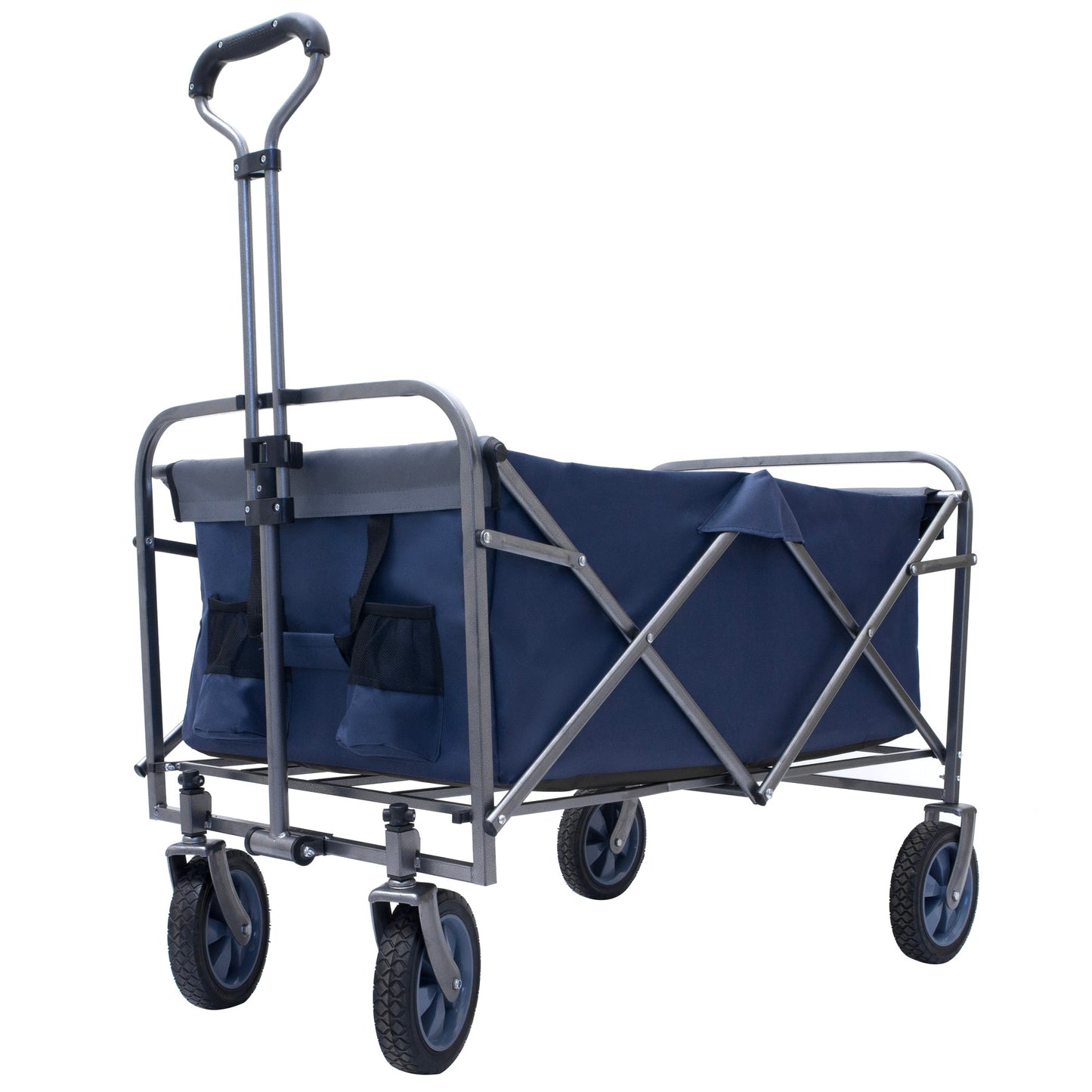 Outdoor Garden Multipurpose Micro Collapsible Beach Trolley Cart Camping Folding Wagon - Korvel