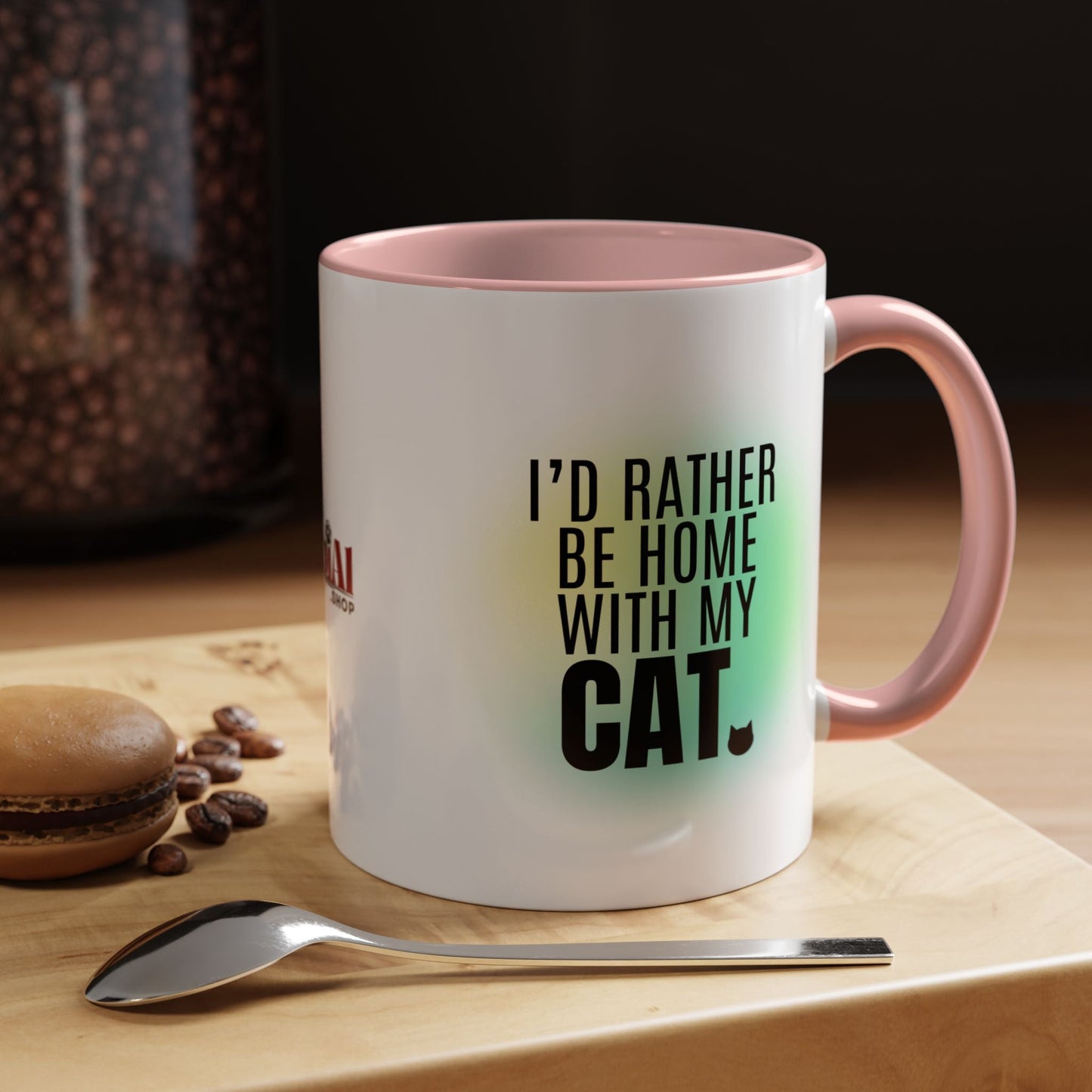 Taza de café con acento Rather Be Home - Elegante y funcional