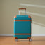 Hardshell Luggage Sets 3 Piece double spinner 8 wheels Suitcase with TSA Lock Lightweight 20''24''28'' Green + ABS - Korvel