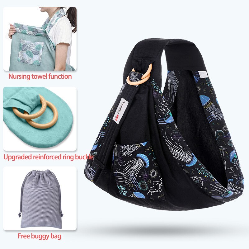 Newborn Kangaroo for Baby Pack Baby Imitating Mother's Uterus Dual Purpose Baby Care Cover Carrier Mesh Fabric Breastfeeding - Korvel