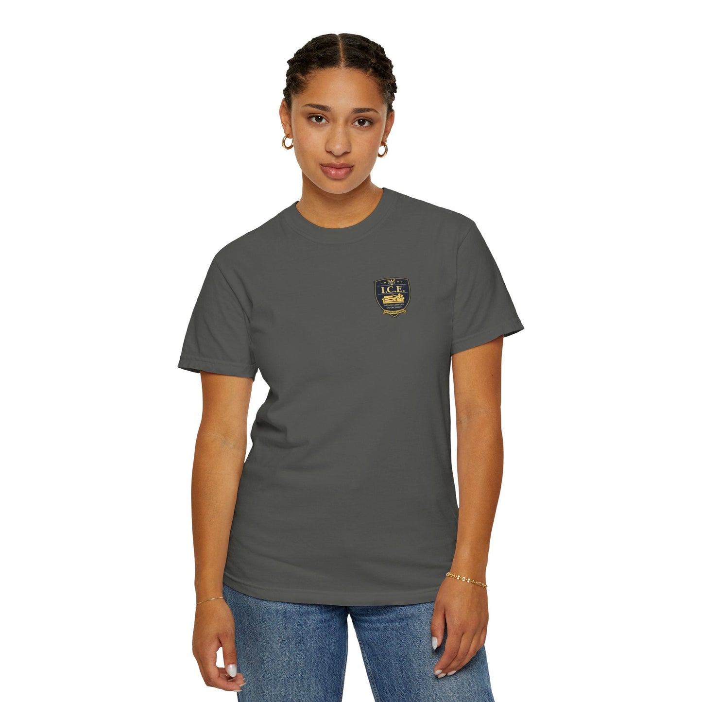 I.C.E. Badge T-Shirt | Institute of Cozy Excellence Tee