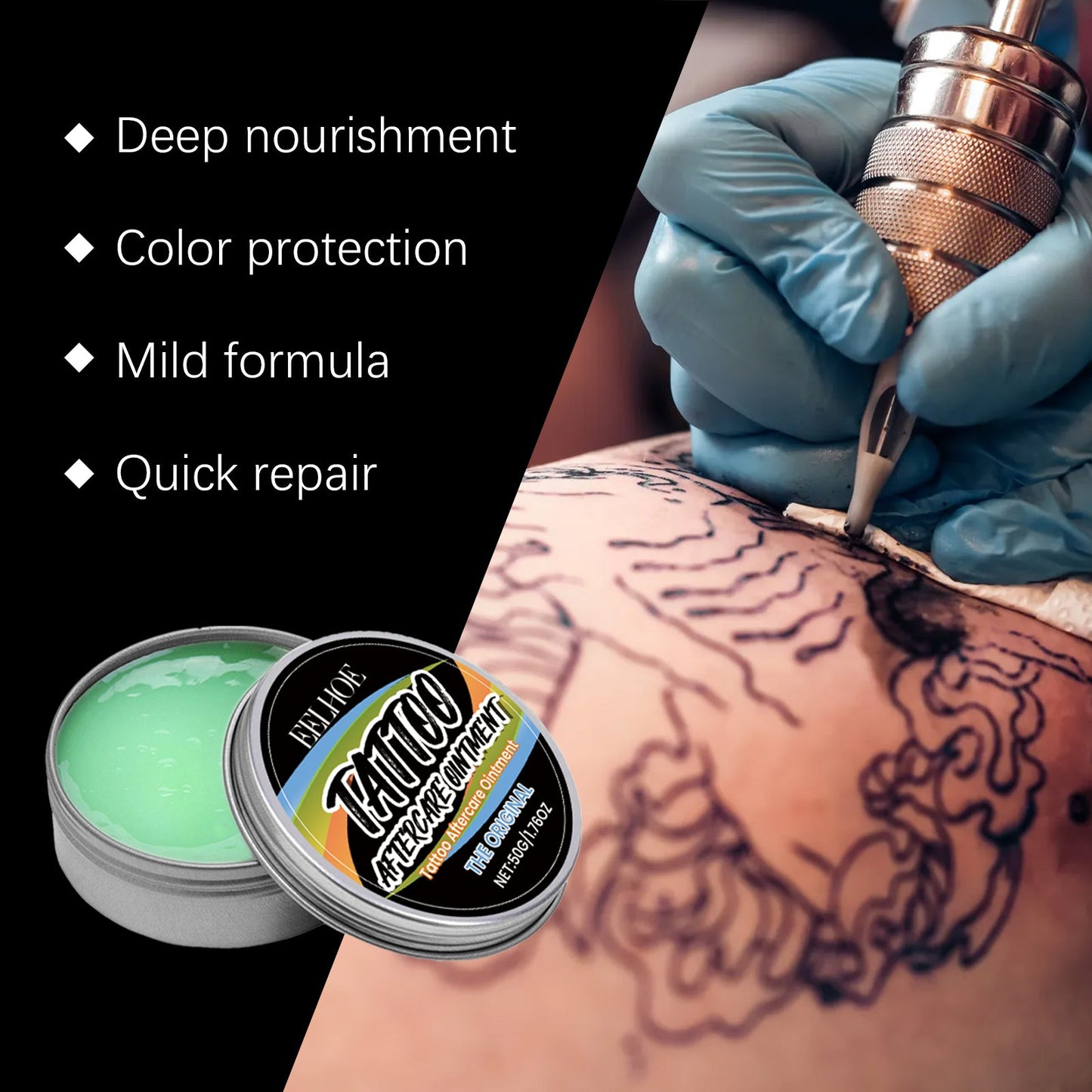 Tattoo Care Cream Gently Cleanses Skin Tattoo And Moisturizes Body Skin Tattoo Care Cream - Korvel