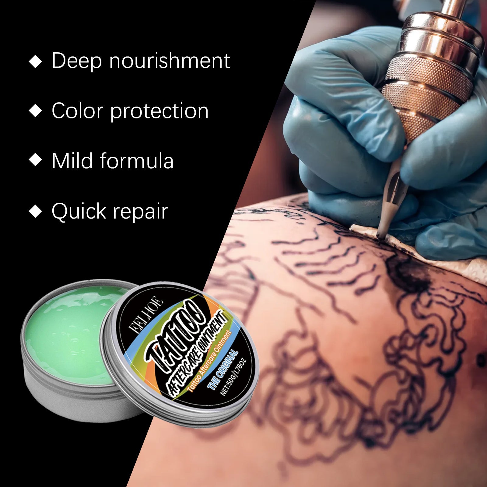 Tattoo Care Cream Gently Cleanses Skin Tattoo And Moisturizes Body Skin Tattoo Care Cream - Korvel