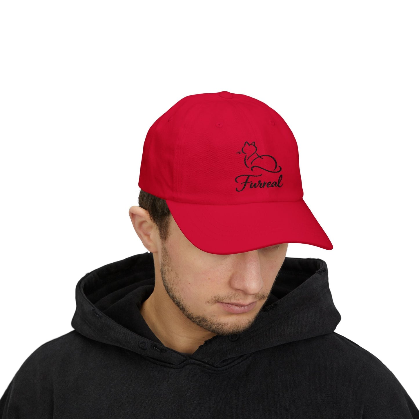 Gorra Furreal Dad – Gorra de béisbol minimalista para amantes de los gatos