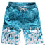 Quick Dry Printing Beach Jogger Shorts