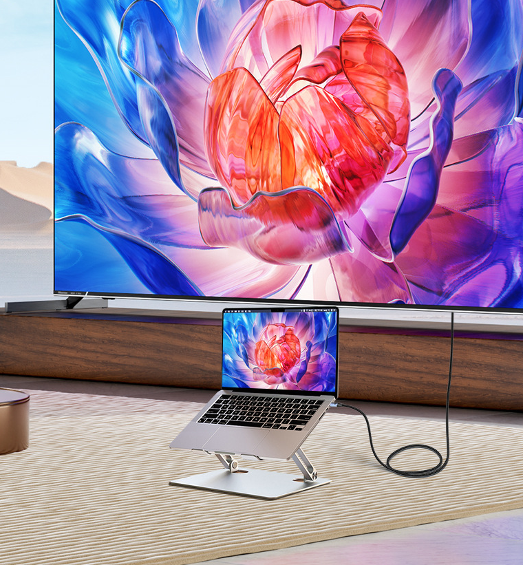 Data cable 100W mobile phone computer fast charging hard drive high-speed transmission 4k screen mirroring - Korvel