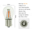 1pcs 1156 P21W BA15S 1157 BAY15D COB LED Filament Chip Car Brake Lights Auto Reverse Bulb Parking Lamp 12V Red White Yellow - Korvel