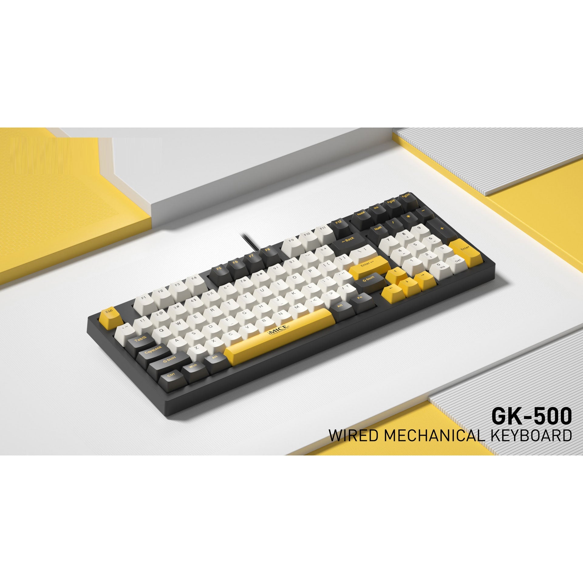 Wired green axis, red axis, tea axis, black axis mechanical keyboard, e-sports game keyboard - Korvel