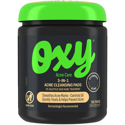Oxy Maximum Strength 3 In 1 Acne Pads - 90 Count