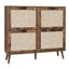 4-Door Freestanding Modern Shoe Rack for Entryway