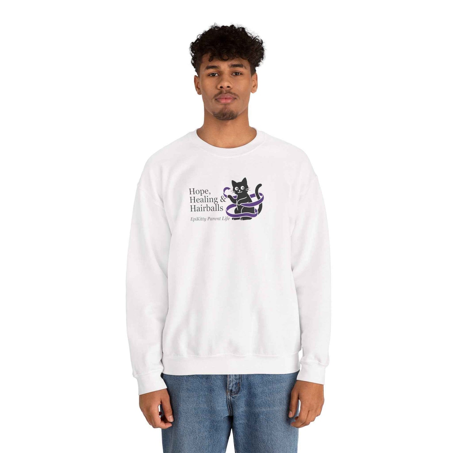 Sudadera Epikitty Parent Life de Esperanza, Sanación y Bolitas de Pelo