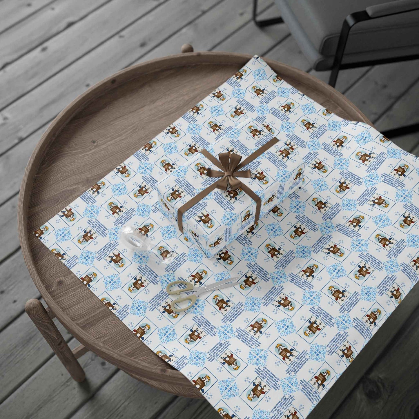 Papier Cadeau de la Conférence de Presse de Frosty