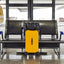 Luggage Set 4 pcs (20"/24"/29"/Travel Bag), PC+ABS Durable Lightweight Luggage with Collapsible Cup Holder TSA Lock, Yellow - Korvel