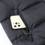 Chaqueta de algodón acolchada con capucha para hombre
