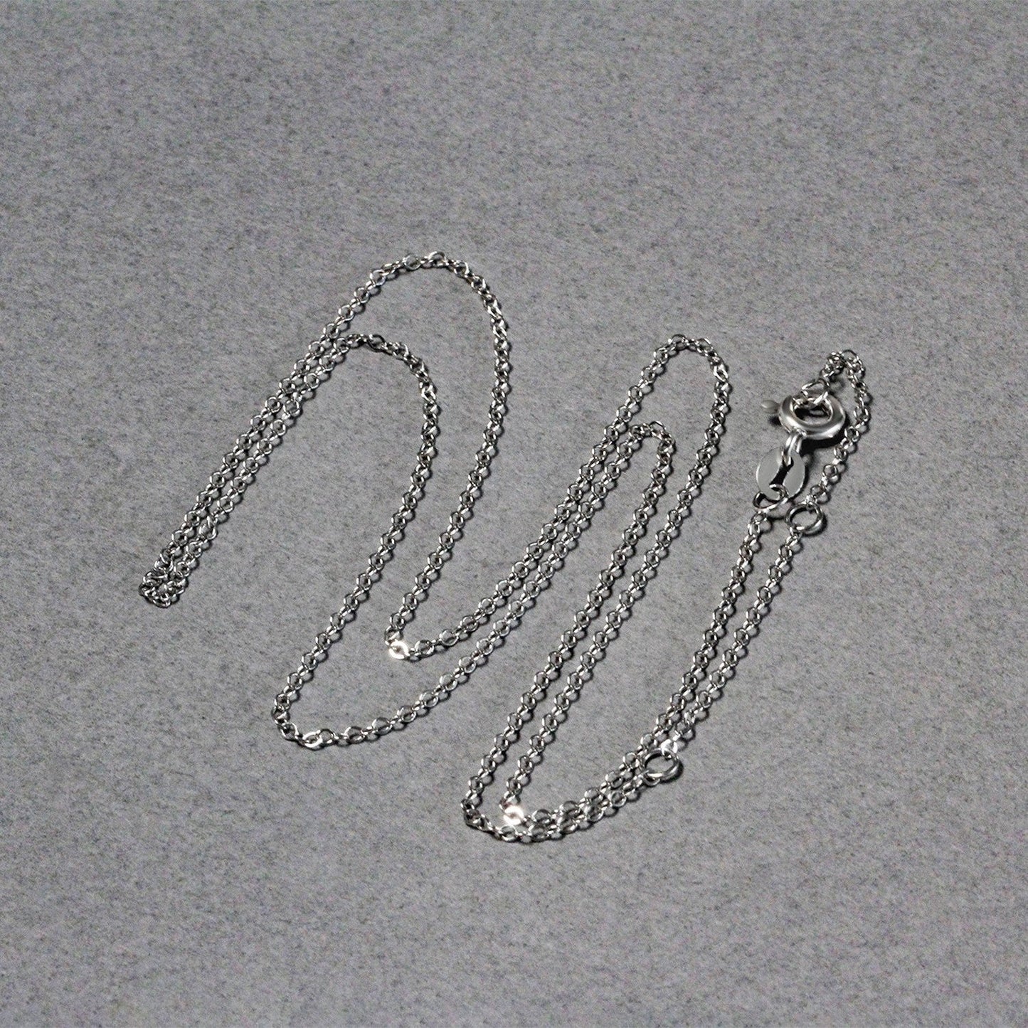Chaîne Piatto Double Extensible en Or Blanc 14k (1,2 mm)