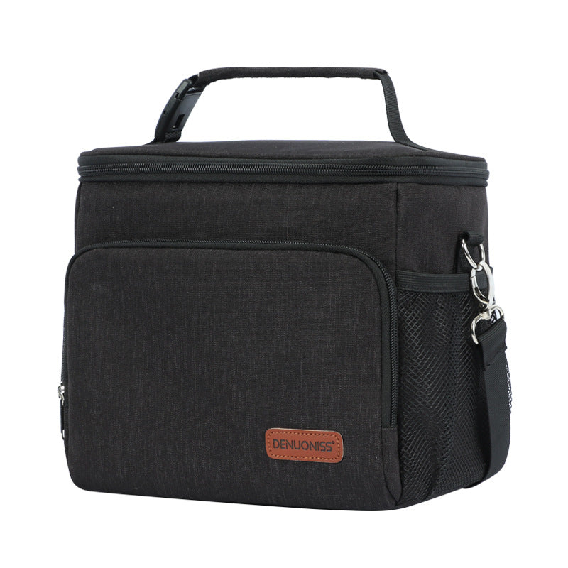 Fashionable and simple outdoor aluminum film waterproof and heat-insulating portable lunch box lunch bag lunch bag - Korvel