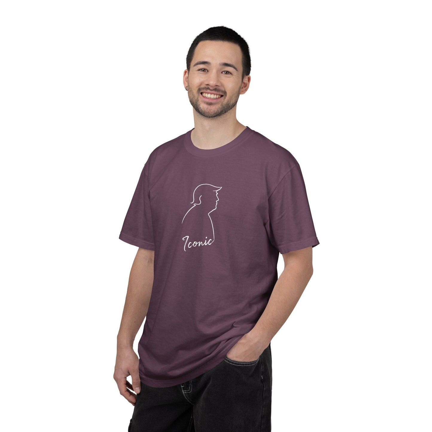 Iconic Minimal Silhouette Statement T-Shirt