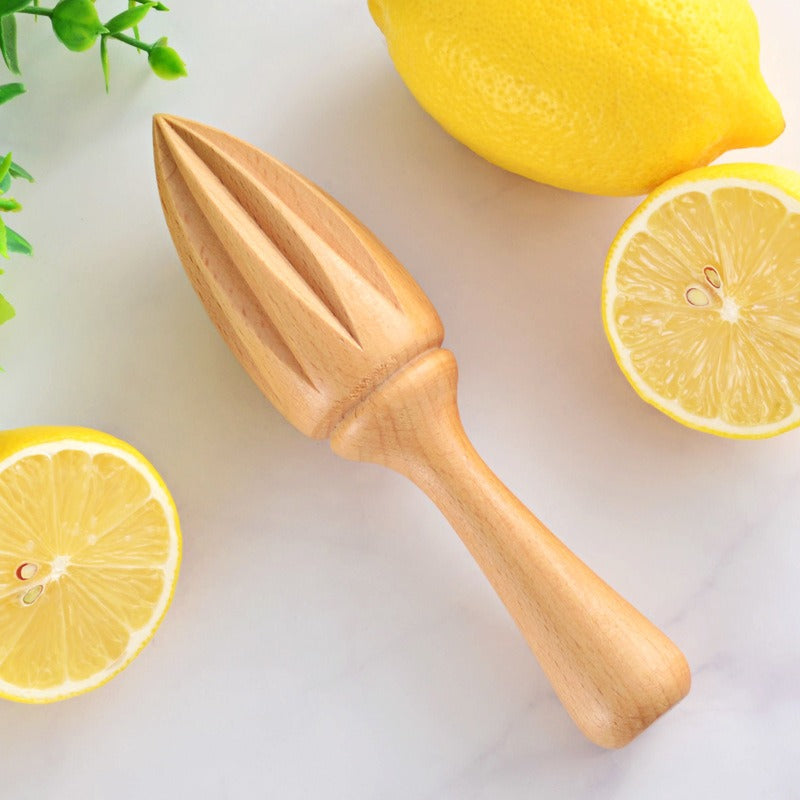 Manual Beech Lemon Juicer - Korvel