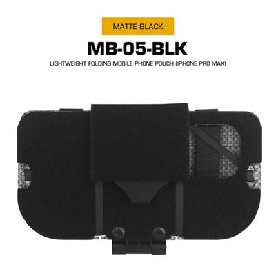 Tactical Phone Pouch, Molle, for Airsoft, Camping, Hunting. Foldable, for Phone & Map. - Korvel