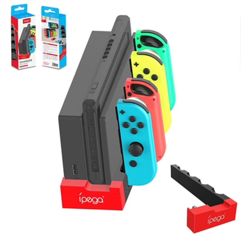 Switch Joy Con Controller Charger Dock Stand Station Holder for Nintendo Switch NS Joy-Con Game Support Dock for Charging - Korvel