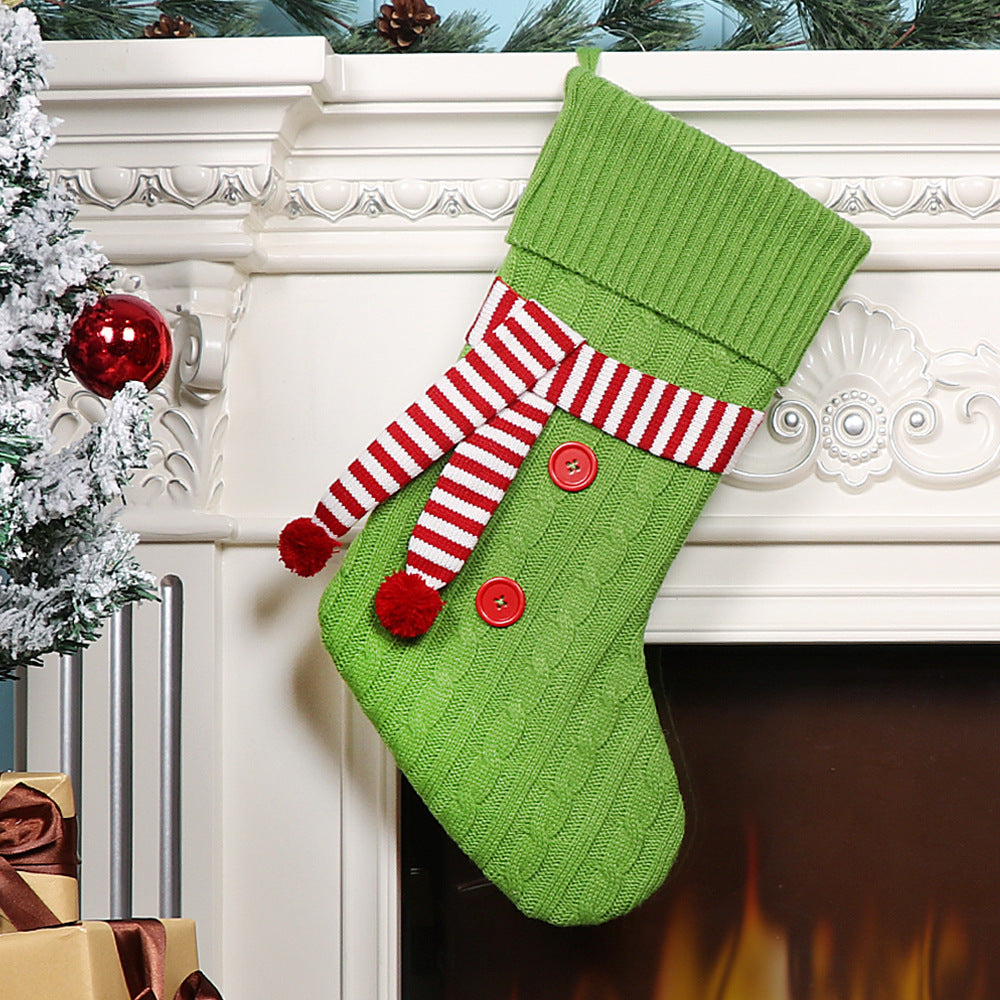 Christmas gift bags Christmas decoration gifts candy bags Halloween scarves Christmas socks - Korvel